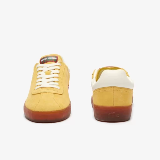 Lacoste Sneakers>Herren-Sneaker Baseshot Aus Veloursleder Ylw/Gum Agb