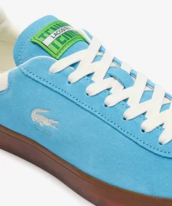 Lacoste Sneakers>Herren-Sneaker Baseshot Aus Veloursleder Blu/Gum Acl