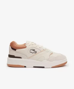 Lacoste Sneakers>Herren-Sneaker Lineshot Aus Leder Mit Kontrast-Akzenten Off Wht/Lt Brw 2R2