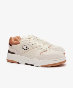 Lacoste Sneakers>Herren-Sneaker Lineshot Aus Leder Mit Kontrast-Akzenten Off Wht/Lt Brw 2R2