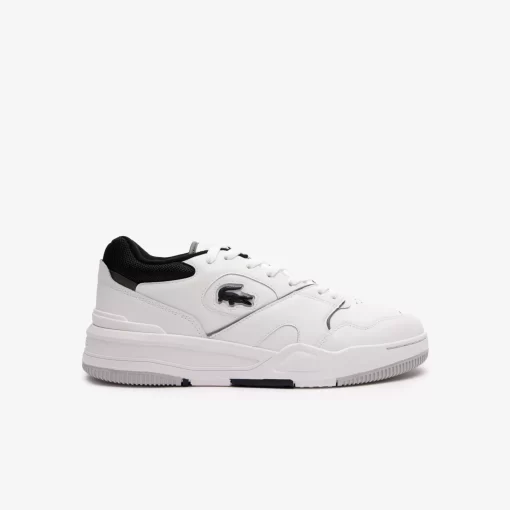 Lacoste Sneakers>Herren-Sneaker Lineshot Aus Leder Mit Kontrast-Schuhkragen White/Black 147