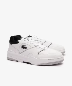 Lacoste Sneakers>Herren-Sneaker Lineshot Aus Leder Mit Kontrast-Schuhkragen White/Black 147