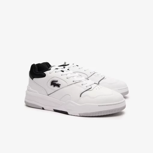 Lacoste Sneakers>Herren-Sneaker Lineshot Aus Leder Mit Kontrast-Schuhkragen White/Black 147