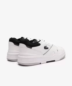 Lacoste Sneakers>Herren-Sneaker Lineshot Aus Leder Mit Kontrast-Schuhkragen White/Black 147