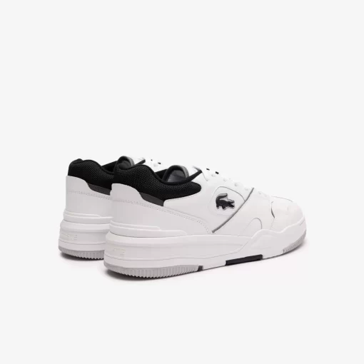 Lacoste Sneakers>Herren-Sneaker Lineshot Aus Leder Mit Kontrast-Schuhkragen White/Black 147