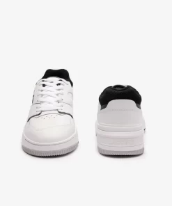 Lacoste Sneakers>Herren-Sneaker Lineshot Aus Leder Mit Kontrast-Schuhkragen White/Black 147