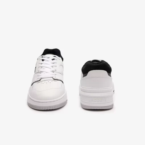 Lacoste Sneakers>Herren-Sneaker Lineshot Aus Leder Mit Kontrast-Schuhkragen White/Black 147