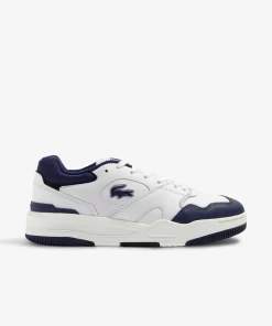 Lacoste Sneakers>Herren-Sneaker Lineshot Aus Leder Mit Mesh-Schuhkragen White / Navy 042