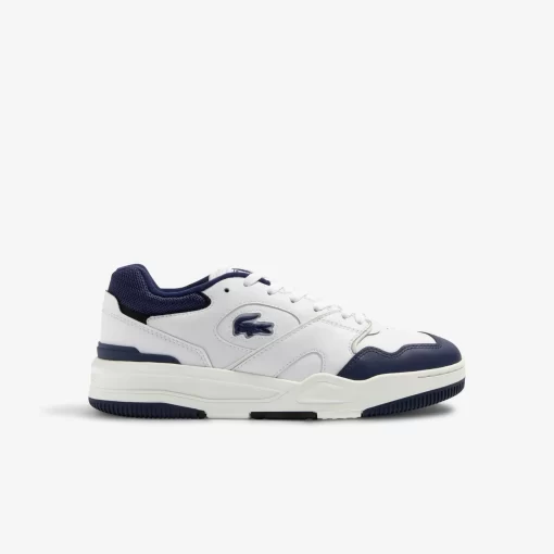 Lacoste Sneakers>Herren-Sneaker Lineshot Aus Leder Mit Mesh-Schuhkragen White / Navy 042