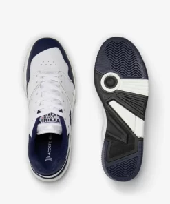 Lacoste Sneakers>Herren-Sneaker Lineshot Aus Leder Mit Mesh-Schuhkragen White / Navy 042