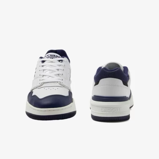 Lacoste Sneakers>Herren-Sneaker Lineshot Aus Leder Mit Mesh-Schuhkragen White / Navy 042