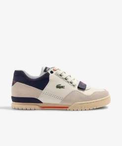 Lacoste Sneakers>Herren-Sneaker Missouri Aus Leder Off White/Navy Wn1