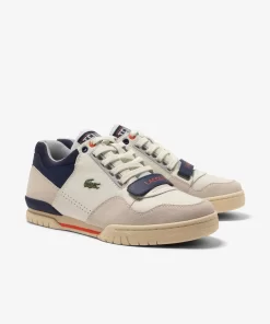 Lacoste Sneakers>Herren-Sneaker Missouri Aus Leder Off White/Navy Wn1