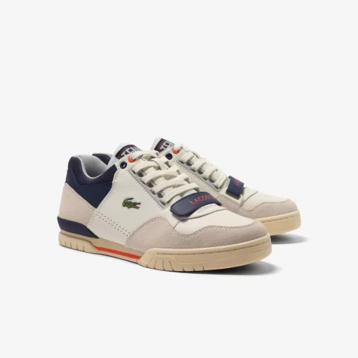 Lacoste Sneakers>Herren-Sneaker Missouri Aus Leder Off White/Navy Wn1