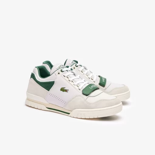 Lacoste Sneakers>Herren-Sneaker Missouri Aus Leder Off Wht/Dk Grn 1Y5