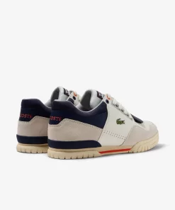 Lacoste Sneakers>Herren-Sneaker Missouri Aus Leder Off White/Navy Wn1