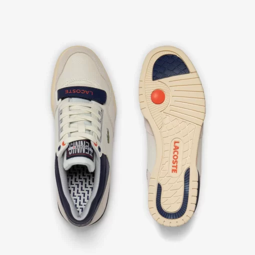 Lacoste Sneakers>Herren-Sneaker Missouri Aus Leder Off White/Navy Wn1