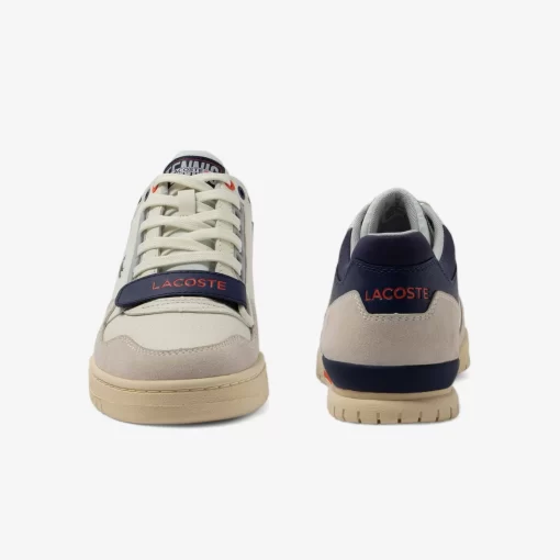 Lacoste Sneakers>Herren-Sneaker Missouri Aus Leder Off White/Navy Wn1