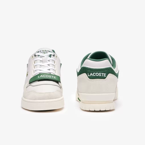 Lacoste Sneakers>Herren-Sneaker Missouri Aus Leder Off Wht/Dk Grn 1Y5