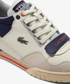 Lacoste Sneakers>Herren-Sneaker Missouri Aus Leder Off White/Navy Wn1