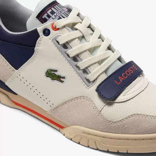 Lacoste Sneakers>Herren-Sneaker Missouri Aus Leder Off White/Navy Wn1