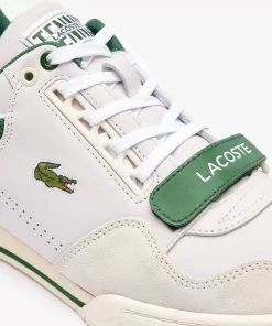 Lacoste Sneakers>Herren-Sneaker Missouri Aus Leder Off Wht/Dk Grn 1Y5