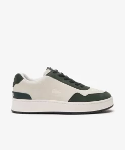 Lacoste Sneakers>Herren-Sneakers Ace Clip Aus Leder White/Dark Green 1R5