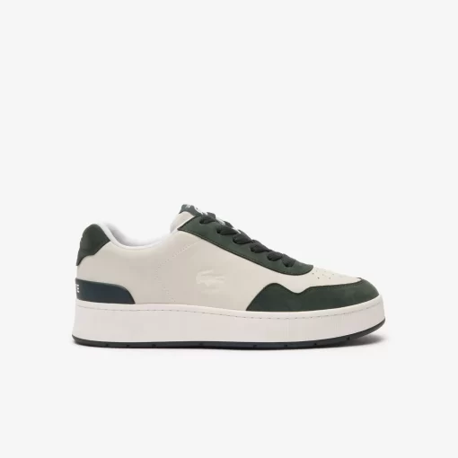 Lacoste Sneakers>Herren-Sneakers Ace Clip Aus Leder White/Dark Green 1R5