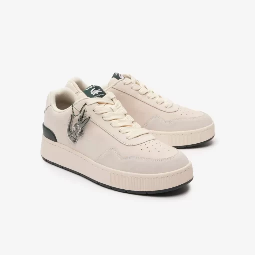 Lacoste Sneakers>Herren-Sneakers Ace Clip Aus Leder Off Wht/Dk Grn 1Y5