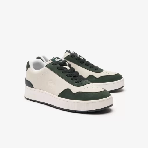 Lacoste Sneakers>Herren-Sneakers Ace Clip Aus Leder White/Dark Green 1R5