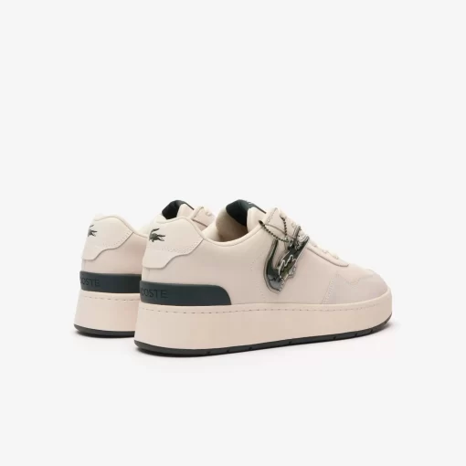 Lacoste Sneakers>Herren-Sneakers Ace Clip Aus Leder Off Wht/Dk Grn 1Y5