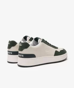 Lacoste Sneakers>Herren-Sneakers Ace Clip Aus Leder White/Dark Green 1R5