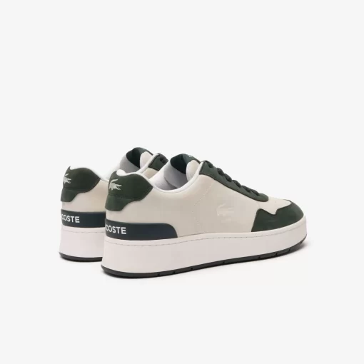 Lacoste Sneakers>Herren-Sneakers Ace Clip Aus Leder White/Dark Green 1R5