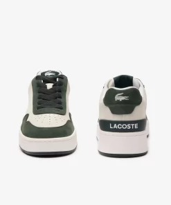 Lacoste Sneakers>Herren-Sneakers Ace Clip Aus Leder White/Dark Green 1R5