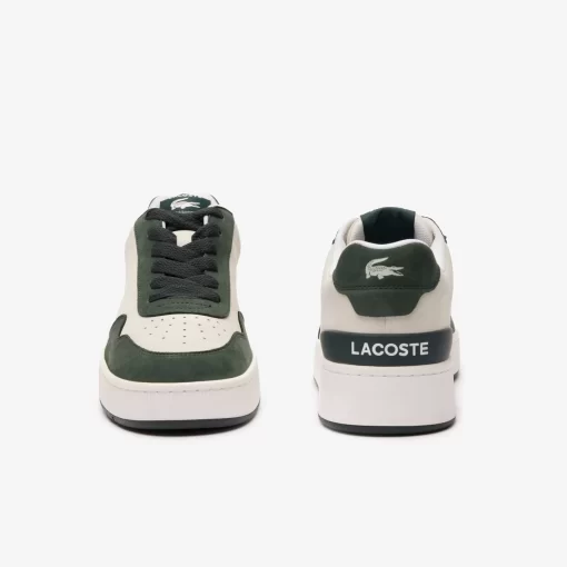 Lacoste Sneakers>Herren-Sneakers Ace Clip Aus Leder White/Dark Green 1R5