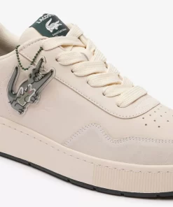 Lacoste Sneakers>Herren-Sneakers Ace Clip Aus Leder Off Wht/Dk Grn 1Y5