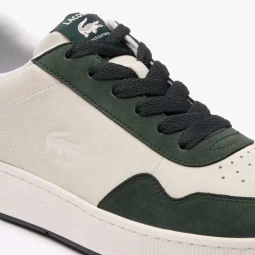 Lacoste Sneakers>Herren-Sneakers Ace Clip Aus Leder White/Dark Green 1R5