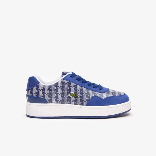 Lacoste Sneakers>Herren-Sneakers Ace Clip Aus Leder Mit Monogramm Marineblau Weis 092