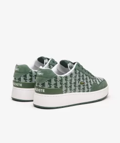 Lacoste Sneakers>Herren-Sneakers Ace Clip Aus Leder Mit Monogramm Grn/Wht 1R7