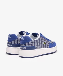 Lacoste Sneakers>Herren-Sneakers Ace Clip Aus Leder Mit Monogramm Marineblau Weis 092