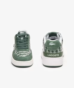 Lacoste Sneakers>Herren-Sneakers Ace Clip Aus Leder Mit Monogramm Grn/Wht 1R7