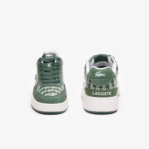 Lacoste Sneakers>Herren-Sneakers Ace Clip Aus Leder Mit Monogramm Grn/Wht 1R7