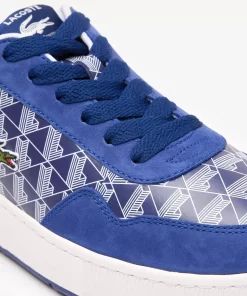 Lacoste Sneakers>Herren-Sneakers Ace Clip Aus Leder Mit Monogramm Marineblau Weis 092