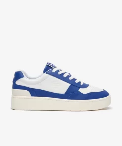 Lacoste Sneakers>Herren-Sneakers Aceclip Premium Aus Kontrast-Leder Blu/Wht 221