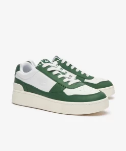 Lacoste Sneakers>Herren-Sneakers Aceclip Premium Aus Kontrast-Leder Grn/Wht 1R7