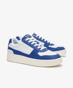 Lacoste Sneakers>Herren-Sneakers Aceclip Premium Aus Kontrast-Leder Blu/Wht 221