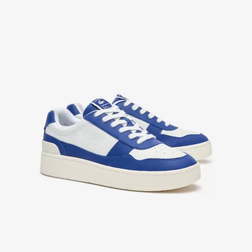 Lacoste Sneakers>Herren-Sneakers Aceclip Premium Aus Kontrast-Leder Blu/Wht 221