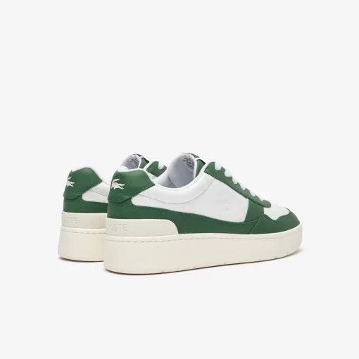 Lacoste Sneakers>Herren-Sneakers Aceclip Premium Aus Kontrast-Leder Grn/Wht 1R7