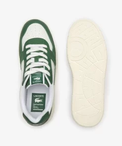 Lacoste Sneakers>Herren-Sneakers Aceclip Premium Aus Kontrast-Leder Grn/Wht 1R7