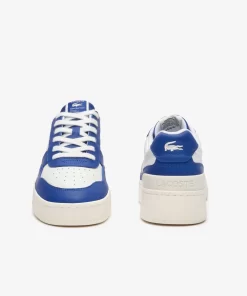 Lacoste Sneakers>Herren-Sneakers Aceclip Premium Aus Kontrast-Leder Blu/Wht 221